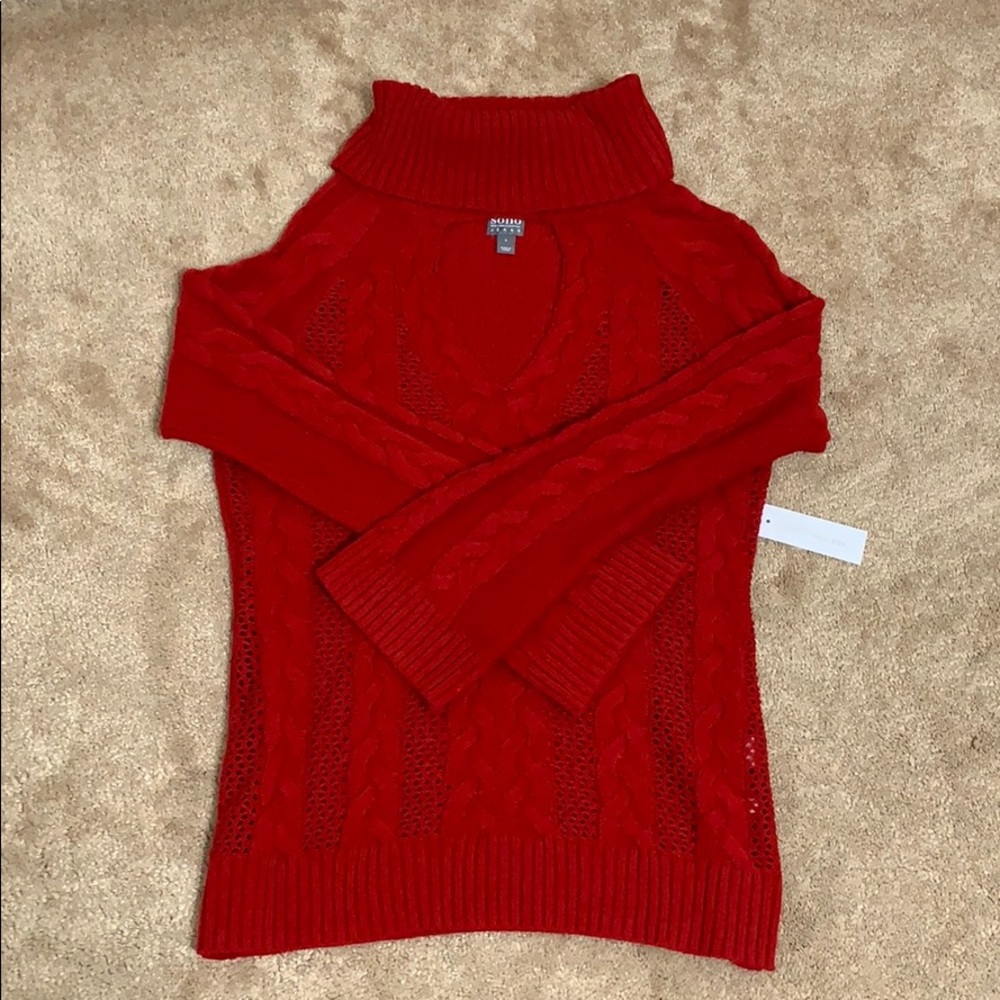 NY&CO Cutout Cowl Neck Sweater
